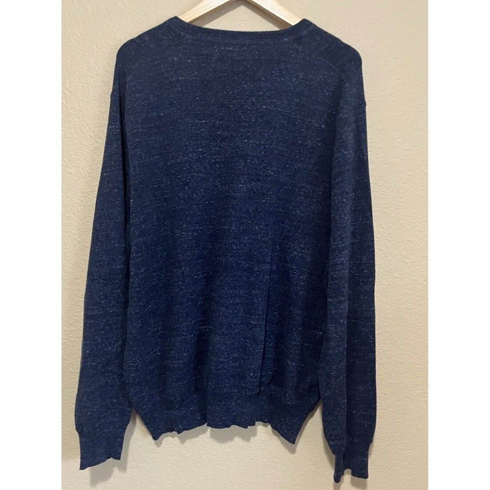 Polo Ralph Lauren Shirt Sweater 2XL XXL Blue Pony Crew Neck Pullover Cotton - Picture 6 of 6